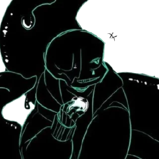 🖤 emoji Nightmare sans Telegram sticker 23 of 34