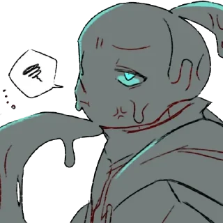 Sticker from Nightmare sans