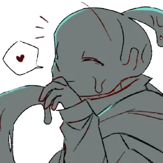 Sticker from Nightmare sans