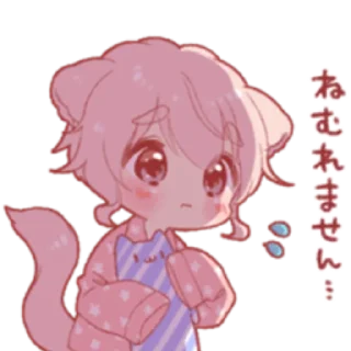 Sticker from Cute cat ear boy @nyakwii