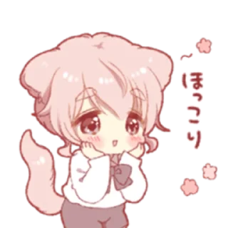 Sticker from Cute cat ear boy @nyakwii