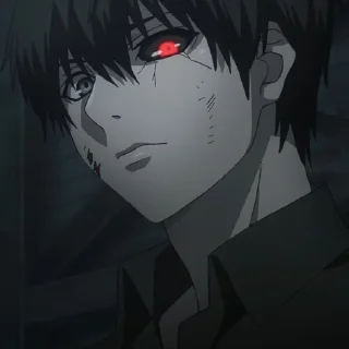 😒 emoji Tokyo Ghoul Telegram sticker 15 of 44