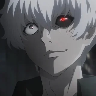 😏 emoji Tokyo Ghoul Telegram sticker 2 of 44