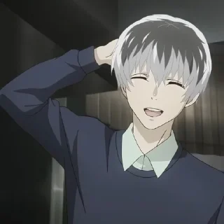😬 emoji Tokyo Ghoul Telegram sticker 12 of 44