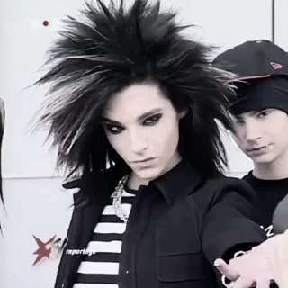 👻 emoji Bill Kaulitz best moment– @tokiohotelcuts Telegram sticker 6 of 83