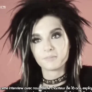 🌙 emoji Bill Kaulitz best moment– @tokiohotelcuts Telegram sticker 17 of 83