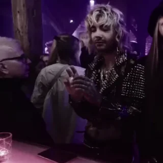 🌟 emoji Bill Kaulitz best moment– @tokiohotelcuts Telegram sticker 19 of 83