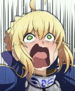 😱 emoji FATE....seiba!!!! Telegram sticker 12 of 22