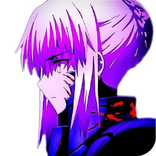 😕 emoji Queen Artoria Telegram sticker 9 of 64