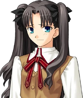 Sticker from Fate/stay night - Rin Tohsaka