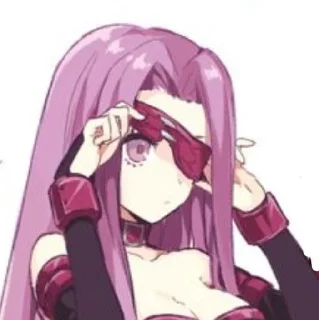 🤨 emoji Rider Fate/Stay Night Telegram sticker 22 of 22