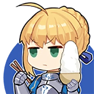 Sticker from Mahjong Soul Fate HF Emotes