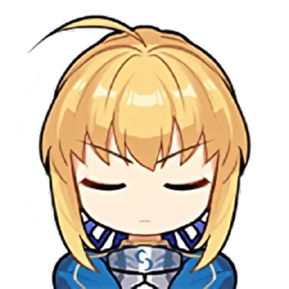 Sticker from Mahjong Soul Fate HF Emotes