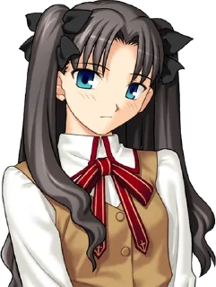 Sticker from Fate/stay night - Rin Tohsaka
