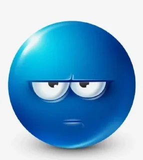 🌟 emoji blue guy Telegram sticker 7 of 50