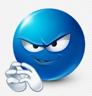 🌟 emoji blue guy Telegram sticker 17 of 50