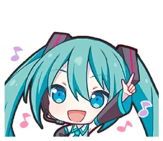 Sticker from Hatsune Mlku
