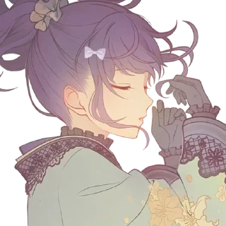 🌂 emoji ♡ ' Mafuyu ! ꒱ @komikupacks Telegram sticker 10 of 28