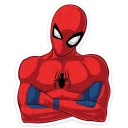😑 emoji Человек-Паук :: @TgSticker Telegram sticker 11 of 28