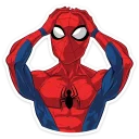 🙁 emoji Человек-Паук :: @TgSticker Telegram sticker 15 of 28