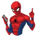 ☝️ emoji Человек-Паук :: @TgSticker Telegram sticker 7 of 28