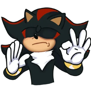 Sticker from Shadow the Hedgehog
