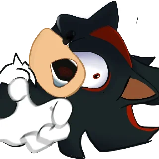 🤬 emoji Shadow the Hedgehog Telegram sticker 21 of 25