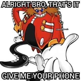 Sticker from The Hedgehog