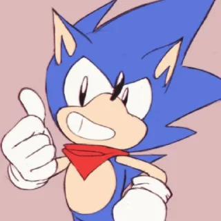 Sticker from Sonic the hedgehog