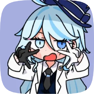 🌟 emoji Furina bi like - @k_katsu Telegram sticker 16 of 37