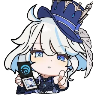 🌟 emoji Furina bi like - @k_katsu Telegram sticker 21 of 37