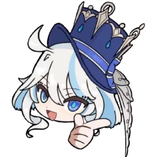 🌟 emoji Furina bi like - @k_katsu Telegram sticker 24 of 37