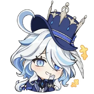 🌟 emoji Furina bi like - @k_katsu Telegram sticker 20 of 37