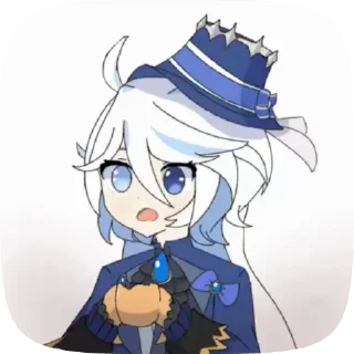 🌟 emoji Furina bi like - @k_katsu Telegram sticker 12 of 37