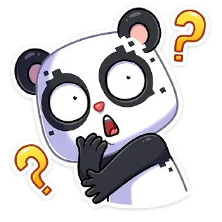 ❓ emoji Панда Куару :: @TgSticker Telegram sticker 7 of 16