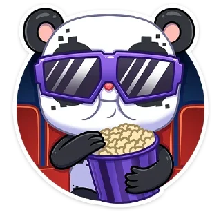🍿 emoji Панда Куару :: @TgSticker Telegram sticker 12 of 16