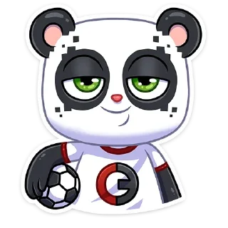 ⚽️ emoji Панда Куару :: @TgSticker Telegram sticker 13 of 16