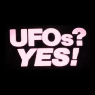 Sticker from I want to believe