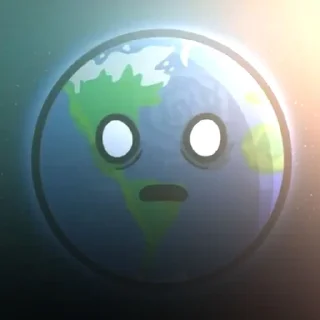 😦 emoji ꒰ 🌎 ꒱ ᴇᴀʀᴛʜ (шаранутый космос) Telegram sticker 24 of 35