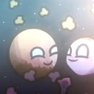 ☺ emoji ꒰ 🌘 ꒱ ᴘʟᴜᴛᴏ (шаранутый космос) Telegram sticker 5 of 35