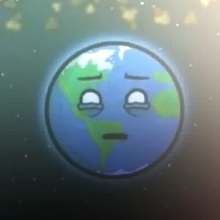 🥺 emoji ꒰ 🌎 ꒱ ᴇᴀʀᴛʜ (шаранутый космос) Telegram sticker 7 of 35