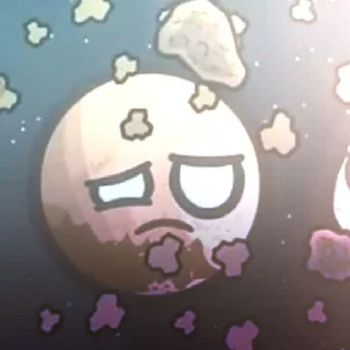 🥺 emoji ꒰ 🌘 ꒱ ᴘʟᴜᴛᴏ (шаранутый космос) Telegram sticker 6 of 35
