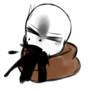 🙀 emoji Инк Ink sans (Created with the help of Sanya) Telegram sticker 8 of 51