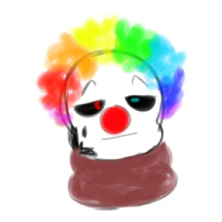 🤡 emoji Инк Ink sans (Created with the help of Sanya) Telegram sticker 6 of 51
