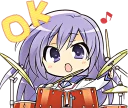 🥁 emoji Angel Beats! Telegram sticker 10 of 40