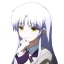 🤔 emoji angel beats Telegram sticker 11 of 16