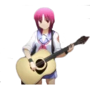🎸 emoji angel beats Telegram sticker 14 of 16