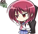 😠 emoji Angel Beats! Telegram sticker 24 of 40