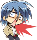 😱 emoji Angel Beats! Telegram sticker 21 of 40