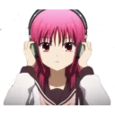 🔊 emoji angel beats Telegram sticker 12 of 16